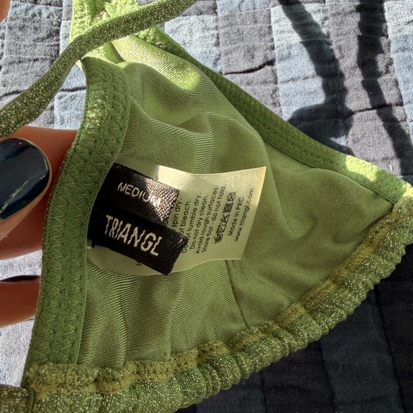 Triangl Swimwear Sparkling Olive Bikini - Picture 2 of 3